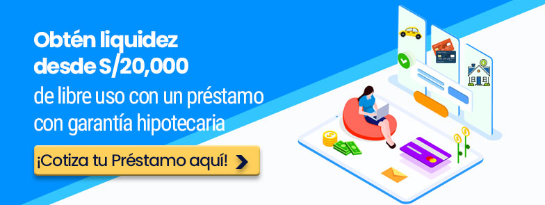 Liquidez de libre uso con garantia hipotecaria